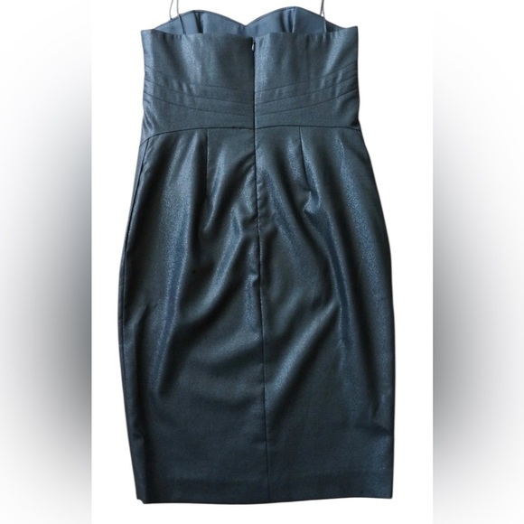 Robert Rodriguez Black Sheath Wool Shimmer Pockets Cocktail Party Dress Size 6 - Picture 6 of 14